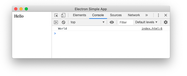 Running Electron App Built With Node.js On Mac